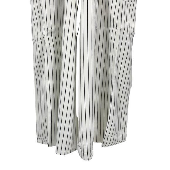 Foxiedox Sappho Jumpsuit Wide Leg White White Stripe Women’s Size Large NWT - Picture 7 of 11